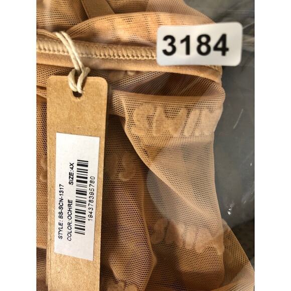 SKIMS After Hours Cami Bodysuit Ochre Tan NWT Size 4X - Picture 9 of 9